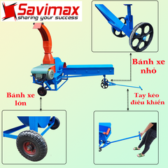 Máy băm cỏ voi công nghiệp cổ cao OKASU OS55