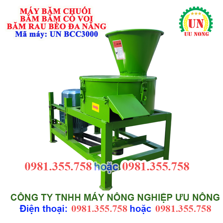 Máy băm chuối đa năng UN BCC 3000