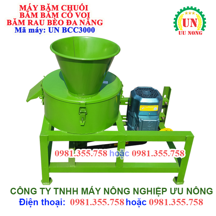 Máy băm chuối đa năng UN BCC 3000