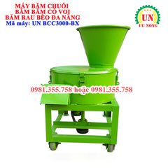 Máy băm chuối đa năng có bánh xe UN BCC 3000-BX