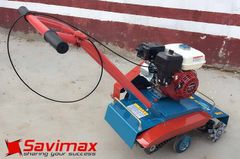 Máy băm nền HQS600 chạy xăng động cơ GX160