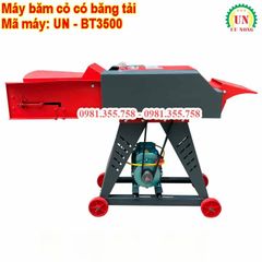 Máy băm rơm cỏ đa năng – Có băng tải sắt UN BT 3500