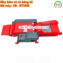 Máy băm rơm cỏ đa năng – Có băng tải sắt UN BT 3500