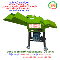 Máy băm rơm đa năng Ưu Nông UN 9ZT-0.6