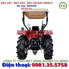 Máy cày máy kéo máy xới đất 50 HP 2 cầu World WD504K