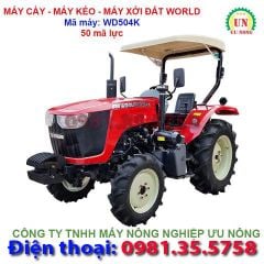 Máy cày máy kéo máy xới đất 50 HP 2 cầu World WD504K