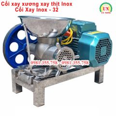 Máy xay thịt xay xương inox cối 32