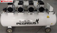 MÁY NÉN KHÍ KHÔNG DẦU GIẢM THANH PEGASUS 6HP, 330L, 220V