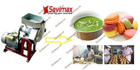 Máy nghiền bột khô trắng TK02
