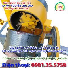Máy nghiền Ngô Lúa tự hút NTH 3000