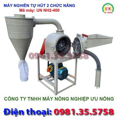 Máy nghiền tự hút 2 chức năng NH2 400