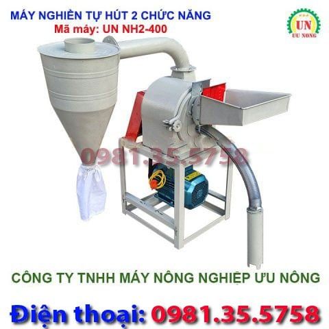 Máy nghiền tự hút 2 chức năng NH2 400