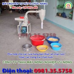 Máy nghiền tự hút 2 chức năng NH2 400