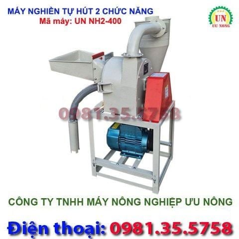 Máy nghiền tự hút 2 chức năng NH2 400