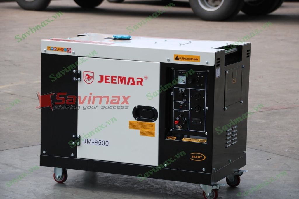 Máy phát điện JEEMAR - JM 9500 Máy dầu, đề nổ - Siêu chống ồn
