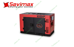 Máy phát điện Koop KDF16000Q-3 chạy dầu công suất 12kva có vỏ chống ồn