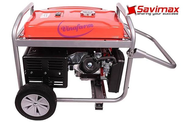 Máy phát điện chạy Xăng 7900E VINAFARM ( công suất 5,5 kw, đề nổ, có bánh xe di chuyển)