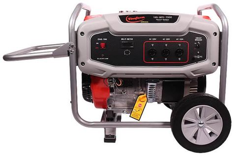 Máy phát điện chạy Xăng 7900 VINAFARM ( công suất 5,5 kw, giật nổ, có bánh xe di chuyển)
