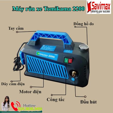 Máy rửa xe Tomikama 2200