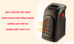 Máy sưởi mini Handy Heater có màn hình LCD và điều khiển từ xa