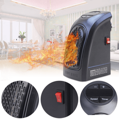 Máy sưởi mini Handy Heater có màn hình LCD và điều khiển từ xa