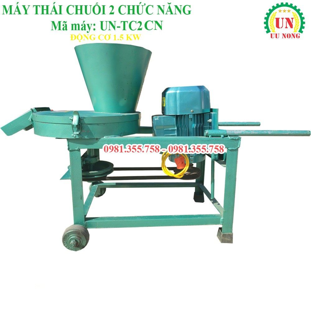 Máy thái chuối 2 chức năng Ưu Nông UN TC 2CN