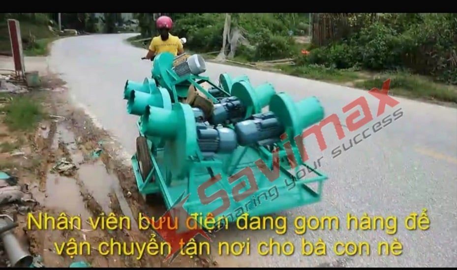 Máy băm chuối siêu mịn công suất 1.5kw - 100% motor đồng bền bỉ.