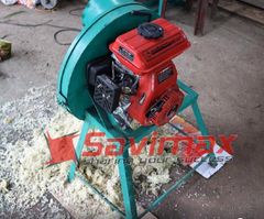 Máy thái chuối mịn Savi 152 - Máy băm chuối động cơ xăng 4 thì 152