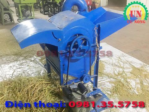 máy tuốt lúa tuốt hạt mini
