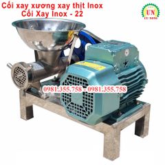 Máy xay thịt xay xương inox cối 22