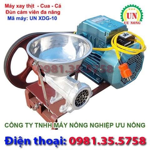 Máy xay thịt Cua Cá Đùn cám đa năng Cối 10