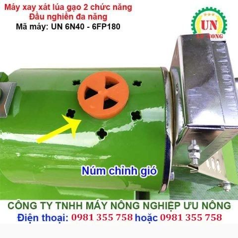Máy xay xát gạo 2 chức năng UN 6N40-6FP180