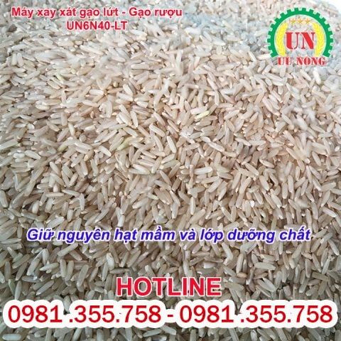 Máy xay xát lúa gạo liên hoàn UN6N40-LT