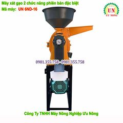 Máy xay xát lúa gạo đầu nghiền búa UN 6ND-16