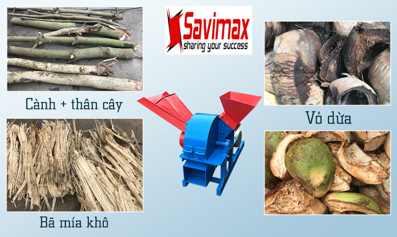 Máy băm cành cây thành mùn cưa chạy điện OKASU OS75