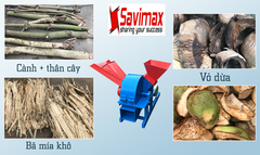 Máy băm cành cây thành mùn cưa chạy điện OKASU OS75