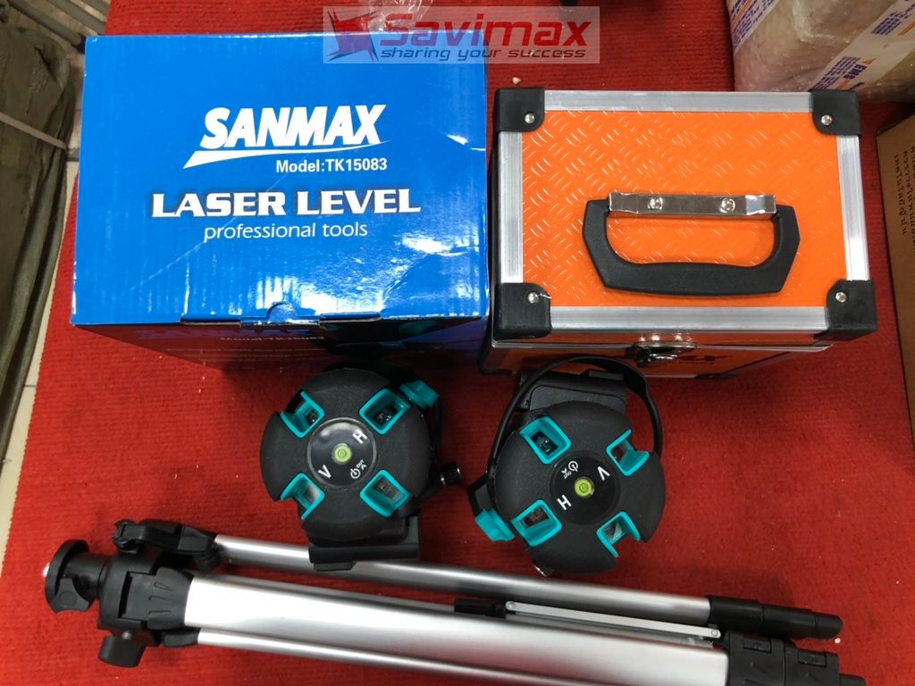 Máy cân mực 5 tia xanh Sanmax kèm chân rút