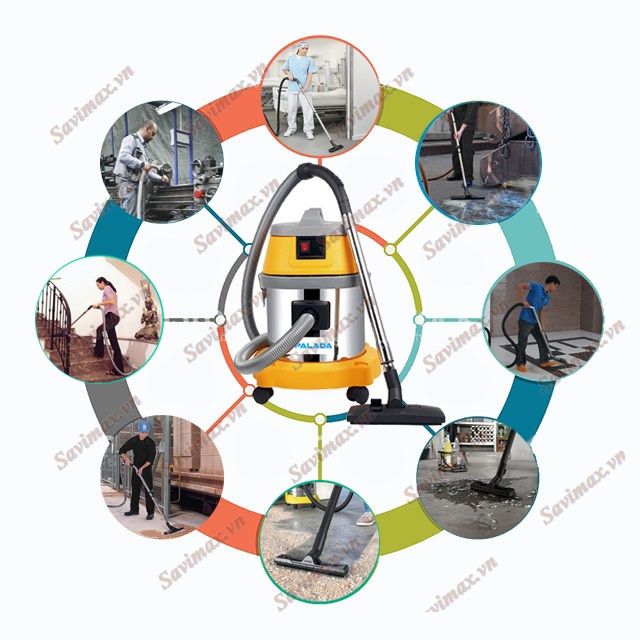 Máy hút bụi hút nước Palada PA15A