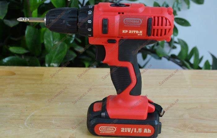Máy khoan pin Oshima KP21TD-K