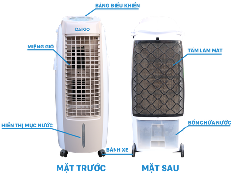 Máy làm mát Daikio DK-1500B
