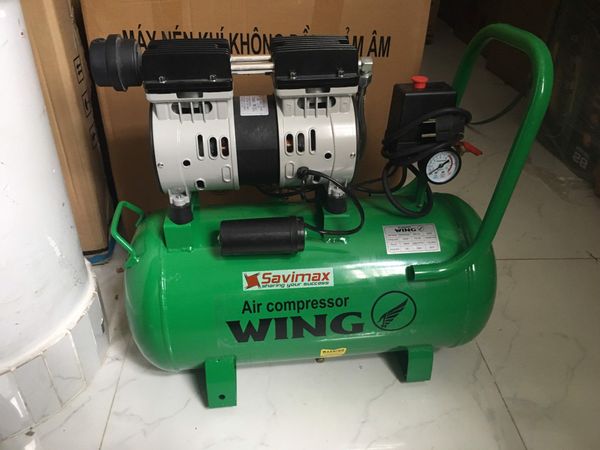 Máy nén khí mini không dầu 1HP Wing TW-OF750-25L - Dung tích 25L