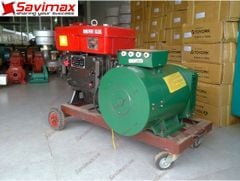 Máy phát điện đầu nổ diesel D15 lắp củ phát 5kw mát gió hoặc mát nước