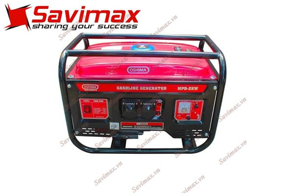 Máy phát điện OSHIMA-2KW  15L (Đỏ)