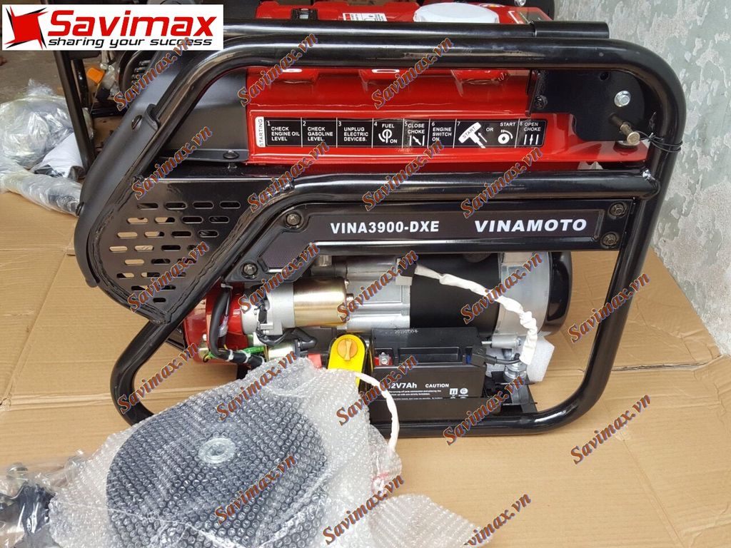 MÁY PHÁT ĐIỆN VINAMOTO 3.5KW CÓ ĐỀ