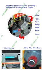 Máy phun khói mini Hàn Quốc Savi G2000