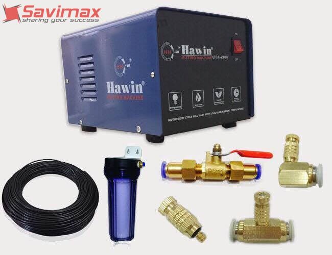 MÁY PHUN SƯƠNG FOG 2807 BỘ 15 BÉC 25M DÂY