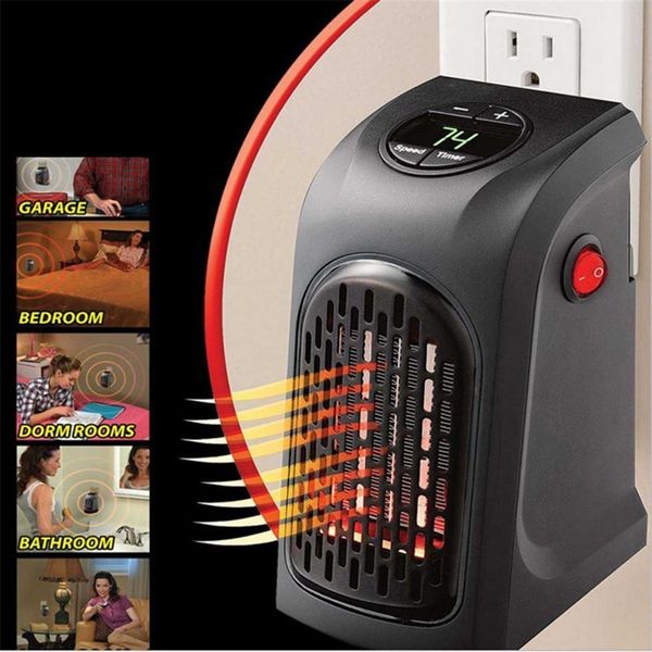 Máy sưởi mini Handy Heater có màn hình LCD và điều khiển từ xa