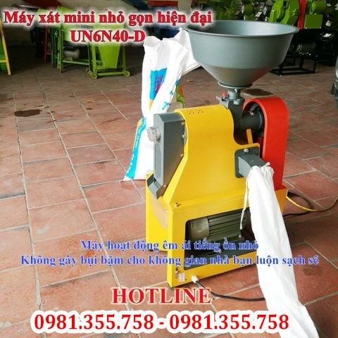 Máy xát gạo mini 6N40-D