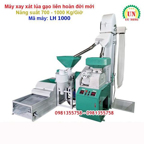 Máy xát lúa gạo liên hoàn LH 1000