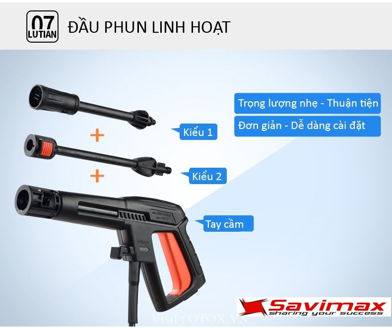 Máy rửa xe Lutian LT 303B (1400W)